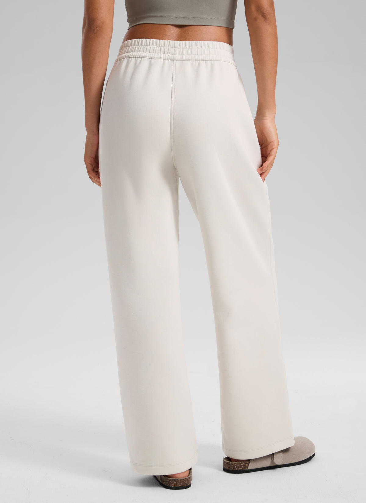 CRZ YOGA Women's Casual Soft Spacer Straight Leg Sweatpant 29