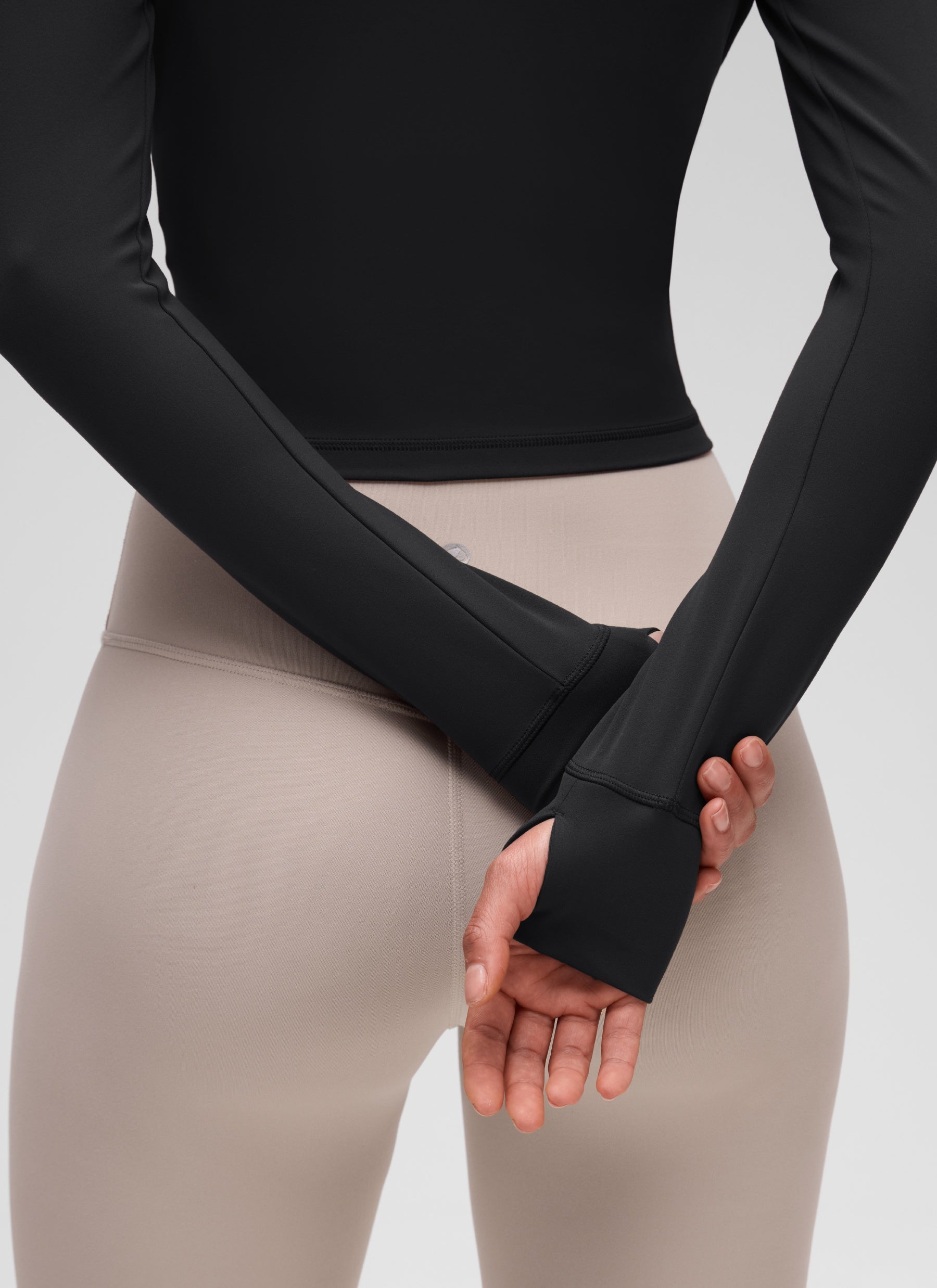 Chaquetas cortas de abrigo con cremallera completa Butterluxe para mujer Negro