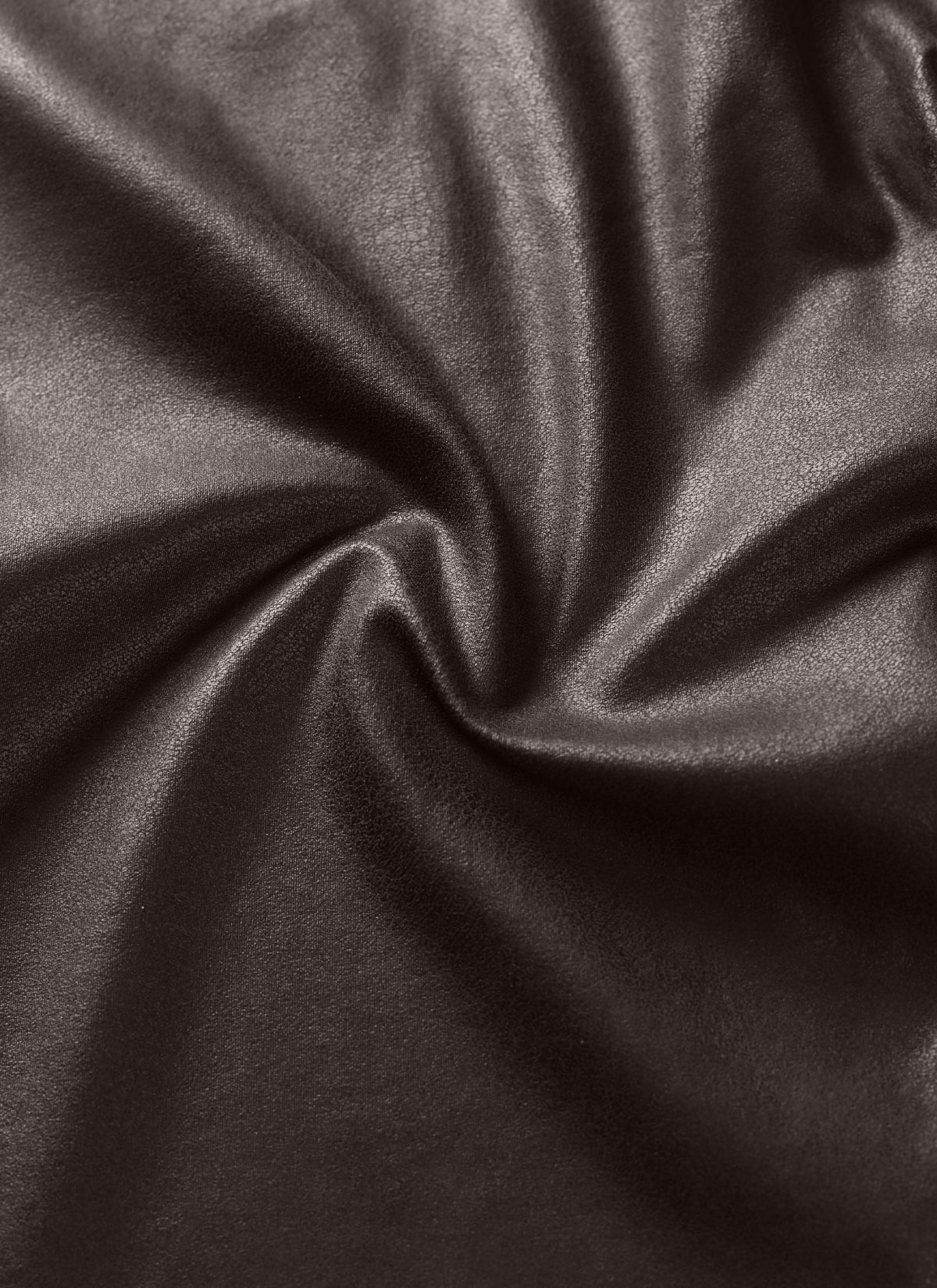 CRZ YOGA Women Butterluxe Matte Faux Leather No Front Seam Leggings 25'' Hot Fudge Brown Foil Pattern @model_info:brown